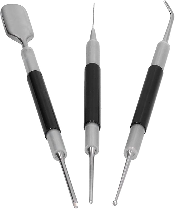 Pissente Coffee Latte Needle, Stainless Steel Latte Art Pen Set with 3 Unique Functions for Home Baristas, Precision for Fine Art Designs
