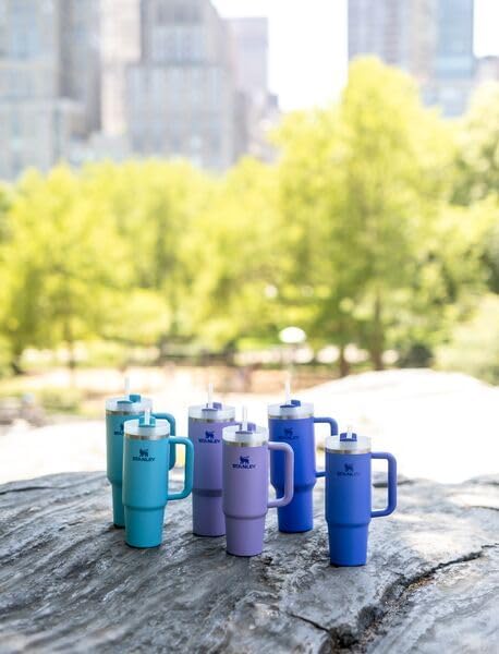 STANLEY Quencher H2.0 Flow State Tumbler, 30 oz, Iris | Handle and Straw | 3-Position Lid | Cup Holder Compatible for Travel | Insulated Stainless Steel Cup | BPA-Free - Image 6