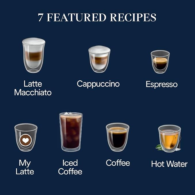 De'Longhi Magnifica Evo Automatic Espresso Machine, Milk Frother, Silver | #1 Worldwide Espresso Machine Maker, 7 One-Touch Recipes, Frother, Built-In Grinder, Craft Personalized Signature Drink - Image 3