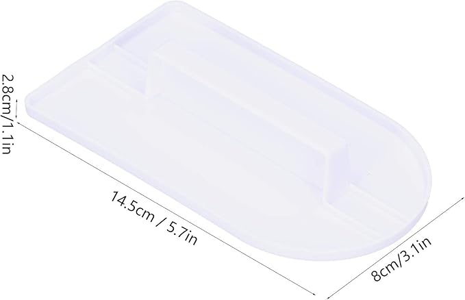 2PCS Fondant Smoother, Fondant Smoothing Tool Icing Scraper Paddle Tool with Handle for Cake Decoration Sculpting and Modeling