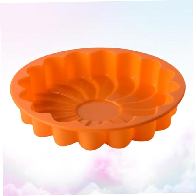 Thickened Large Silicone Cake Pan Non-stick Flower-shaped Baking Mold for Birthdays and Special Occasions Random Color Flexible Bakeware for Easy Release and Cleanup - Image 8