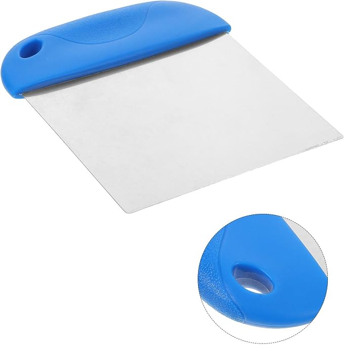 VALICLUD Stainless Steel Dough Cutter with Sharp Cutting Edge and Comfortable Plastic Handle, Kitchen Pastry Tool for Precise Cutting and Scraping, for Home Baking and Pizza Preparation - Image 8