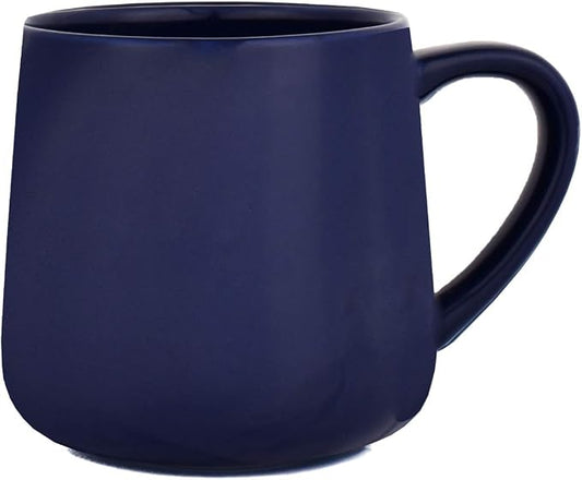 Bosmarlin Large Glossy Ceramic Coffee Mug, Tea Cup for Office and Home, 18 oz, Suitable for Dishwasher and Microwave, 1 Pack (Royal Blue) by Bosmarlin