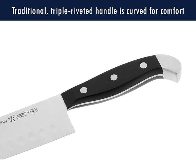 Henckels Statement 12-Pc Knife Block Set, Razor-Sharp, German Engineered | Informed by 100+ Years of Mastery. Effortless Cutting with Lightweight with Comfortable Grip, Dishwasher safe. - Image 5