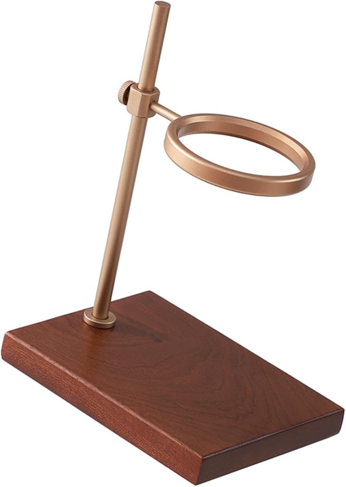 Coffee Dripper Stand Multifunction Reusable Wooden with Base Decorative Pour Over Dripper Portable Drip Coffee Stand