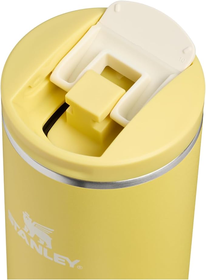 STANLEY Transit FlipTop Mug | Leakproof Coffee Travel Cup | Vacuum Insulated Stainless Steel | Stays Hot or Cold for Hours | BPA-Free | 20 oz | Daffodil - Image 2