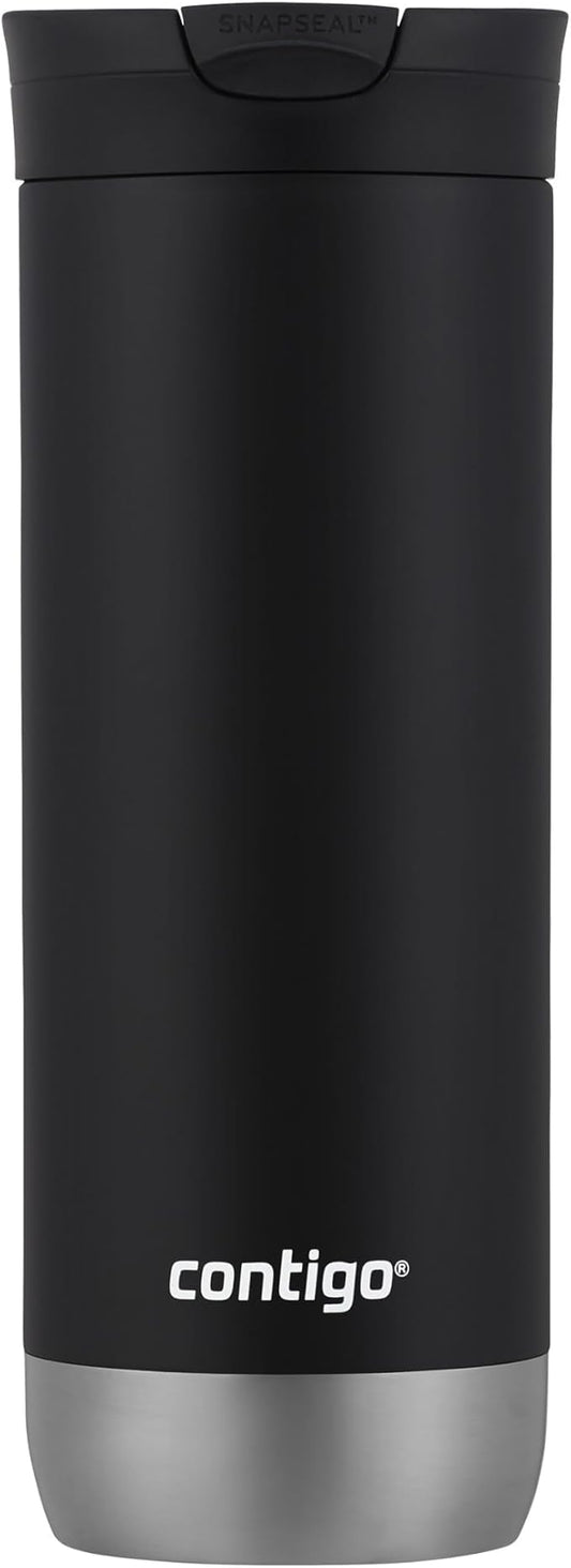 Contigo HuronTravel Mug Screw Cap Stainless Steel Drinking Cup by Unknown