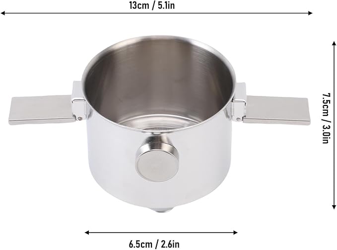TOPINCN Stainless Steel Reusable Coffee Filter Pour Over Coffees Dripper Portable Paperless Coffee Filter for Travel Camping Home Office