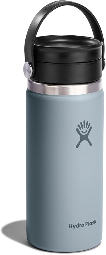 Hydro Flask Flex Sip Coffee Tumbler – Insulated Stainless Steel, Non Spill, Leak Proof Travel Coffee Cup 16 Oz Shale Gray - Image 2