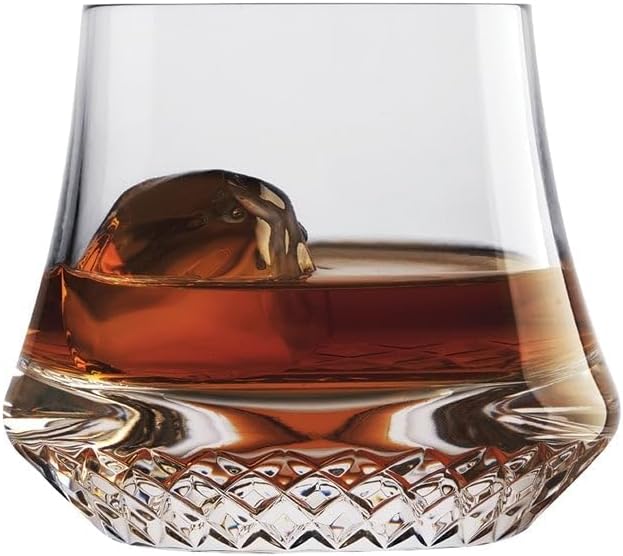NUDE Whiskey Glasses Set of 4 SOF – 8.5 oz Premium Lead-Free Crystal Old Fashioned Rocks Glasses for Whisky, Scotch & Bourbon – Heavy Base, Dishwasher Safe, Luxury Gift Boxed Set Barware - Image 2