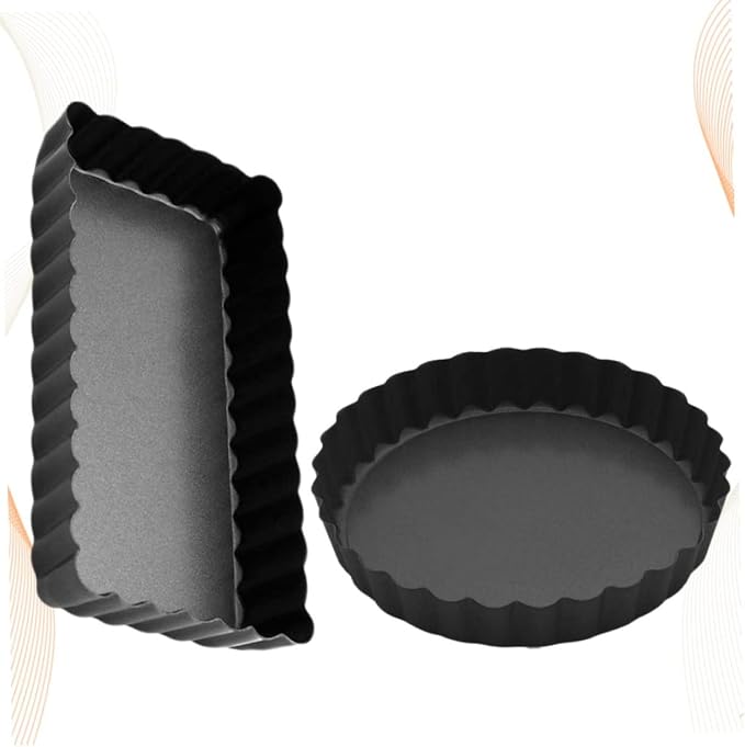 HEALLILY 2pcs Non-stick Baking Pan and Cake Molds for Tart Pizza and Steak for Home Baking and Cooking - Image 7