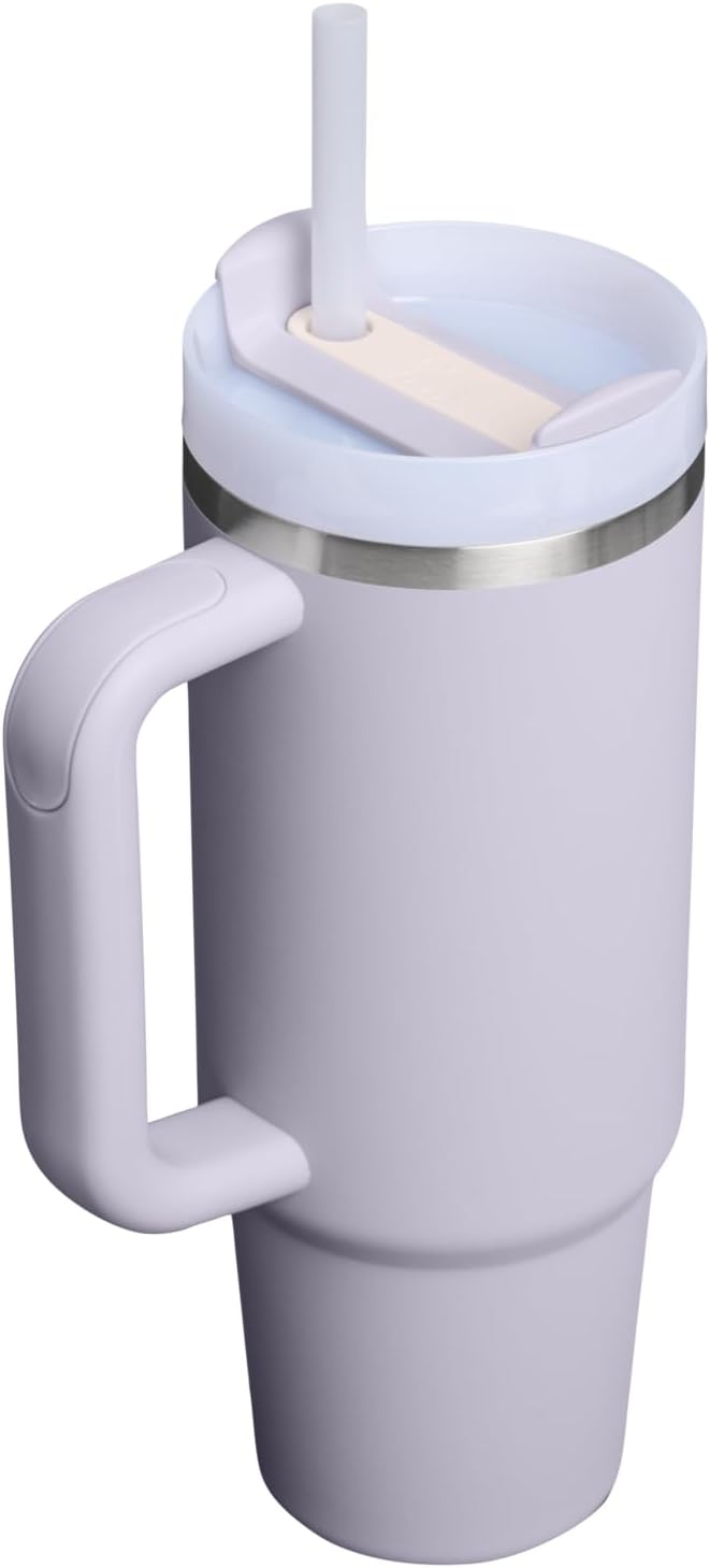 STANLEY Quencher H2.0 Flow State Tumbler, 30 oz, Purple Dust | Handle and Straw | 3-Position Lid | Cup Holder Compatible for Travel | Insulated Stainless Steel Cup | BPA-Free - Image 3