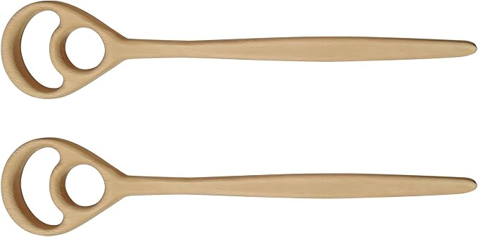 Bread Making Tool with Face for and Secure Kitchen Use Wooden Baker Tool - Image 4