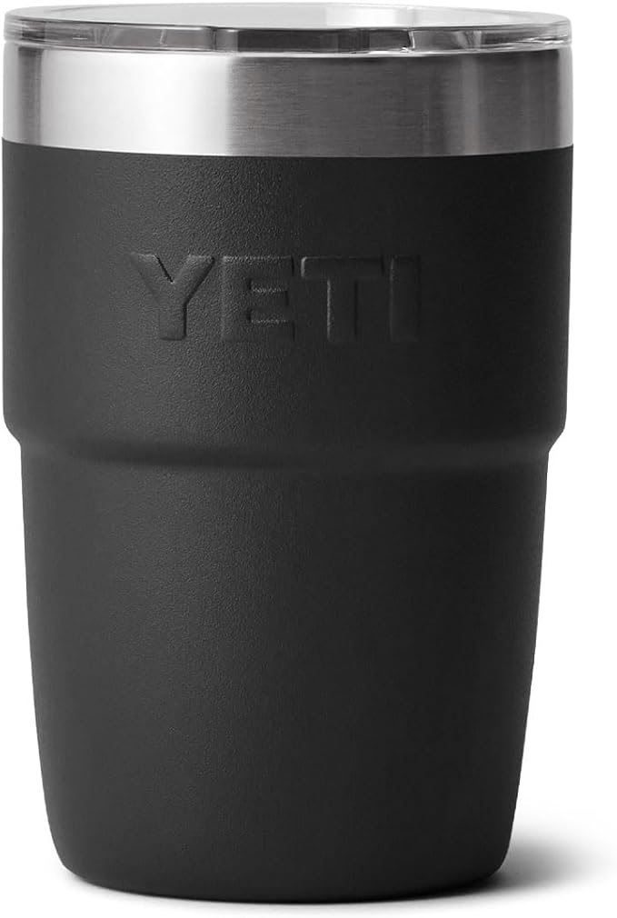 YETI Rambler 8 oz Insulated Coffee Mug with Lid - Stackable Double-Wall Vacuum Insulated Coffee Cup - DuraSip Ceramic Lining - Barista-Friendly Design - Stainless Steel - Dishwasher Safe - Image 6