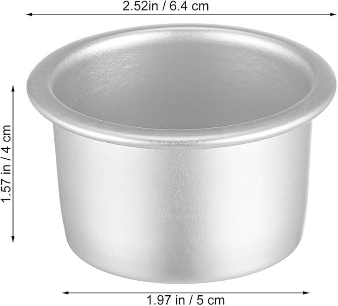 Gatuida 4 Pcs Mini Round Cake Tins with Removable Bottom 2.51 X 1.96 X 1.57 in Cake Pan for Baking Cheesecakes Chiffon Cakes Daily Baking Family Dinners Friends Gatherings - Image 4