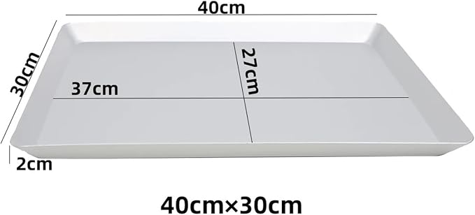 Rectangular Perforated Baking Pan Oven Tray Dish BK001 | Metal baking dish pan with perforated design for air circulation; cake, bread, pastry, pizza(40X30cm) - Image 2