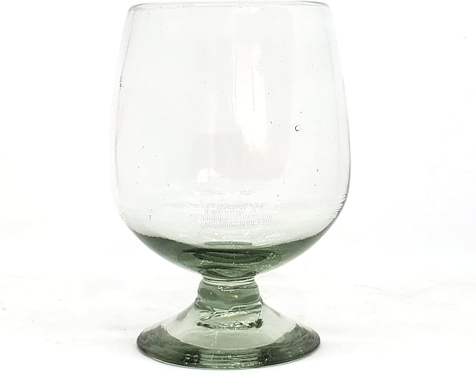 Clear 11 oz Large Cognac Glasses (set of 6), Recycled Glass, Lead-free, Toxin-Free (11 oz Large Cognac) - Image 2