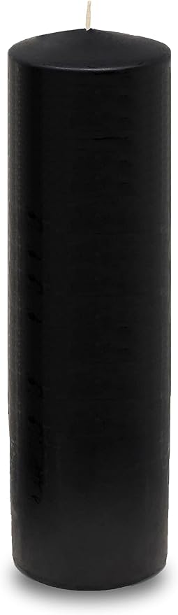 Hyoola Black Pillar Candles 2x9 Inch - 4 Pack Unscented Pillar Candles - European Made - Image 8