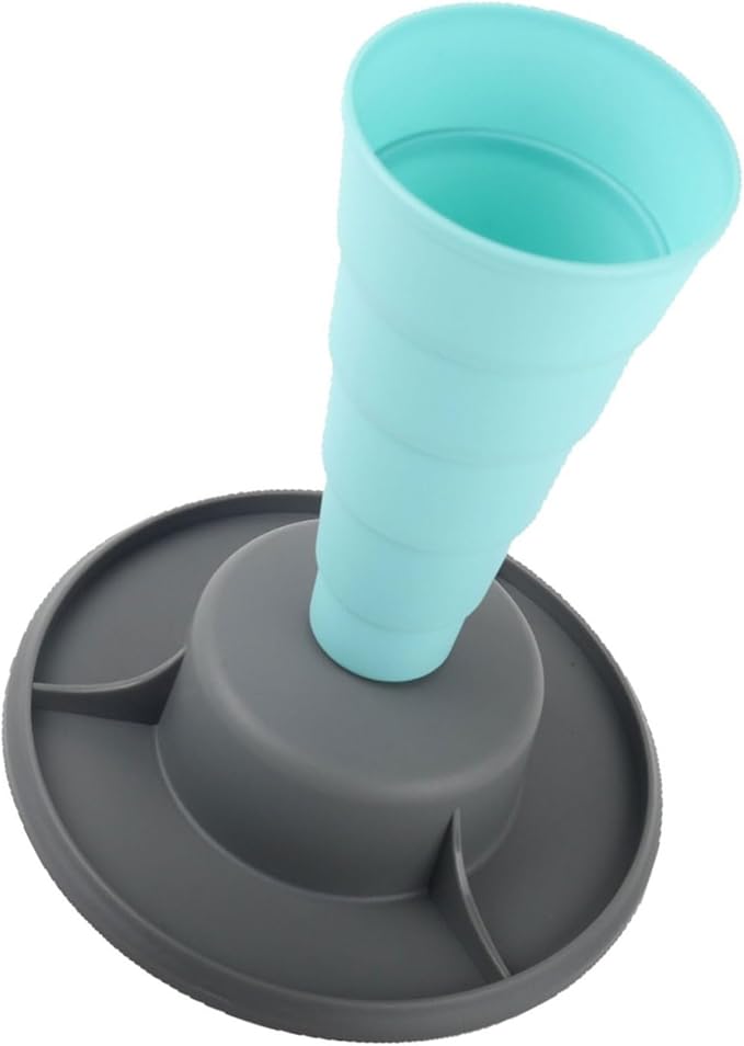 Piping Bag Holder Stand with Nonslip Storage Tray for Cake Decorating Foldable Baking Tool Kitchen Pastries Tool Organiz