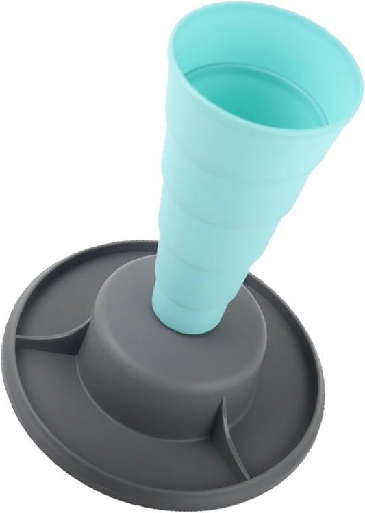 Piping Bag Holder Stand with Nonslip Storage Tray for Cake Decorating Foldable Baking Tool Kitchen Pastries Tool Organiz