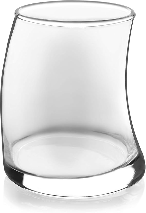 Libbey Swerve Drinking Glasses Set of 16, Chip-Resistant Tumbler and Rocks Glass Cups Set, Fun, Edgy Everyday Drinking Glasses for Special Events - Image 8