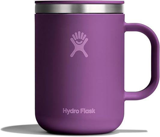 Hydro Flask Coffee Mug – Insulated Stainless Steel, Non Spill, Leak Resistant Travel Mug 24 Oz Beachplum Purple by Unknown