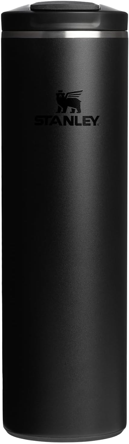 STANLEY Transit FlipTop Mug | Leakproof Coffee Travel Cup | Vacuum Insulated Stainless Steel | Stays Hot or Cold for Hours | BPA-Free | 20 oz | Black 2.0 by Unknown