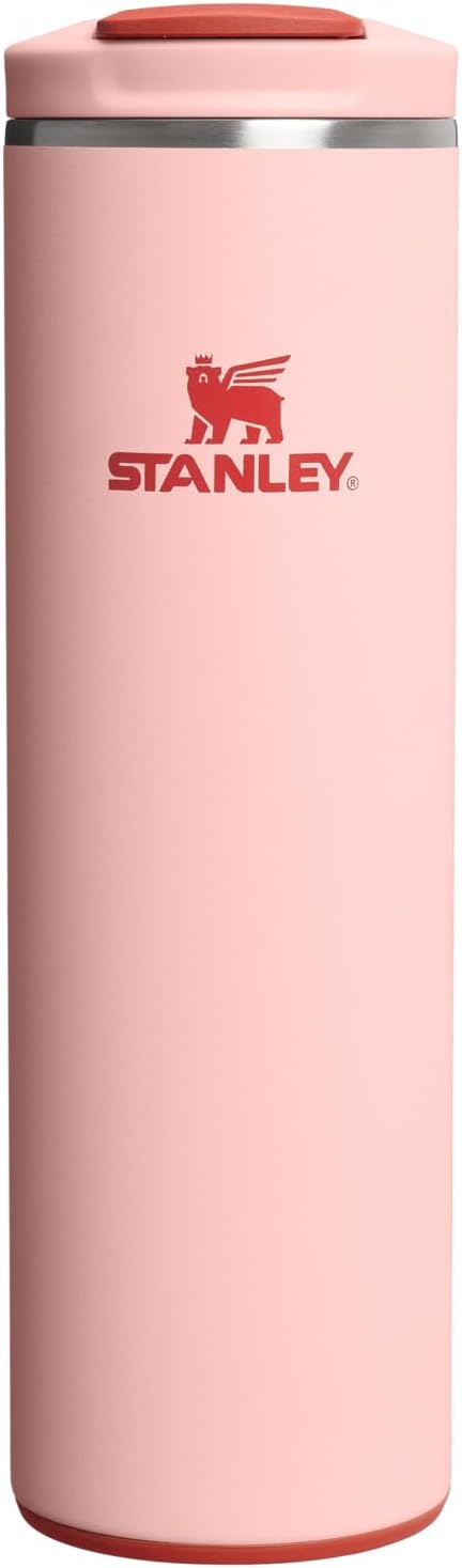 STANLEY Transit FlipTop Mug | Leakproof Coffee Travel Cup | Vacuum Insulated Stainless Steel | Stays Hot or Cold for Hours | BPA-Free | 16 oz | Peach Rose by Unknown