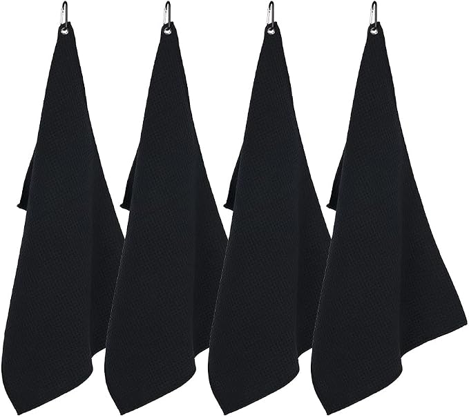 watchget Barista Towel 4 Pack (12"x20"), Black by watchget