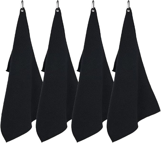 watchget Barista Towel 4 Pack (12"x20"), Black by watchget