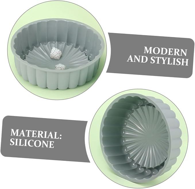 2pcs Food Grade Silicone Round Cake Pan High Temperature Tart for Baking Cheesecakes Shortcakes and More Stylish Design - Image 8