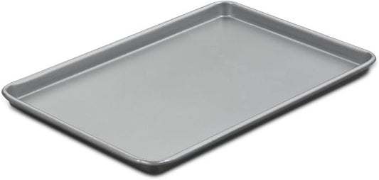 15 Inch Nonstick Carbon Steel Baking Sheet Pan, Heavy Duty Warp Resistant Bakeware Tray, Oven Safe Easy Clean Cookie Sheet for Pastries, Cookies & Roasting Vegetables by Unknown