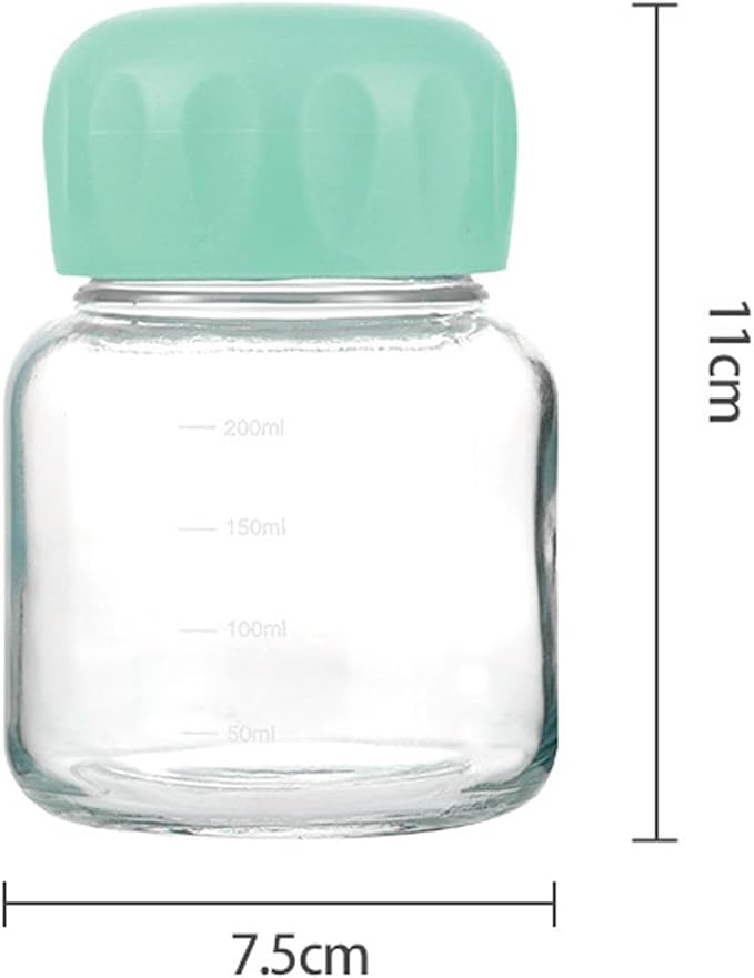 2X Glass Water Cup Compact Portable Glassware Juice Glass Cup Creative Soy - Image 2