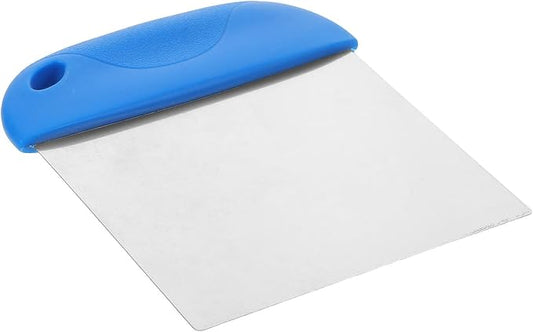 VICASKY Stainless Steel Dough Cutter with Comfortable Plastic Handle for Baking and Pastry Preparation, Sharp Cutting Edge, Easy to Clean Baking Tool for Home Kitchen Use by Unknown