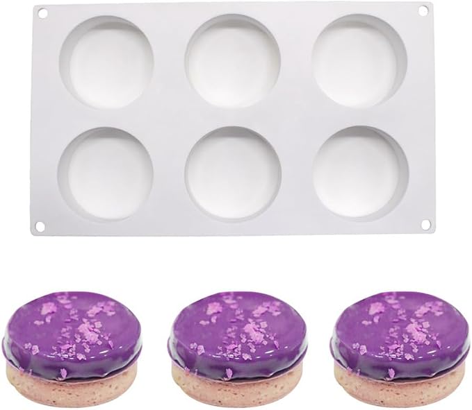 Silicone Molds for Baking - Cake & Cupcake Molds - Chocolate Covered Bakeware - Round (K 11.8 X6.8 X1.2 inch) - Image 2