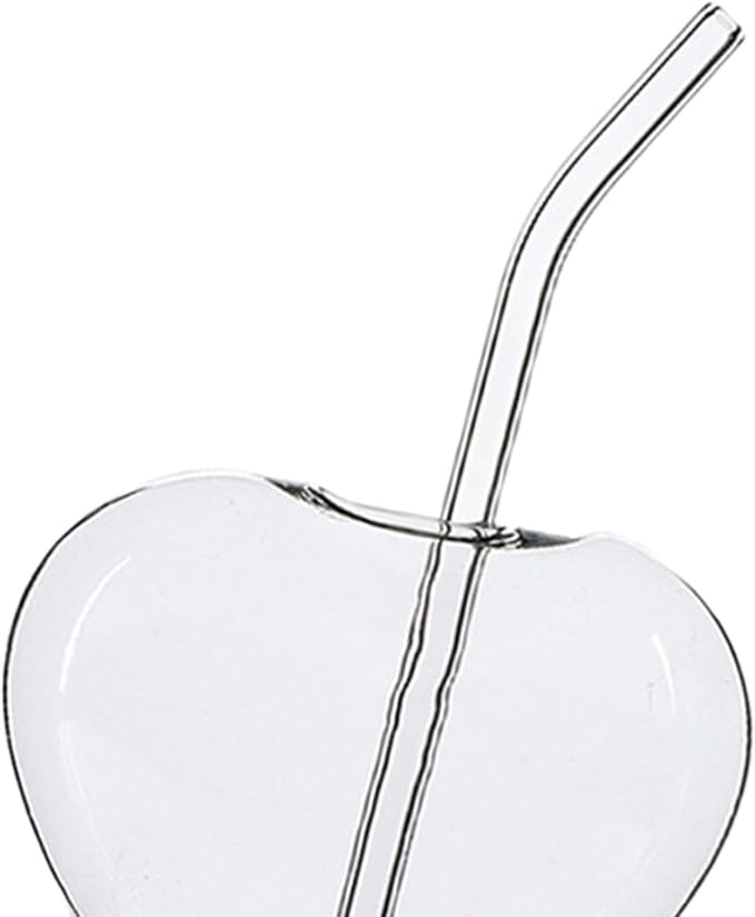Heart Shaped Cocktail Glass Drink Mug Wine Glass Cup Tumbler Handmade Glassware Thickened Glass Heat Resistant Dishwasher Safe Suitable for Home bar - Image 2