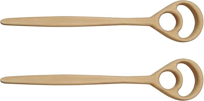 Bread Making Tool with Face for and Secure Kitchen Use Wooden Baker Tool by Unknown