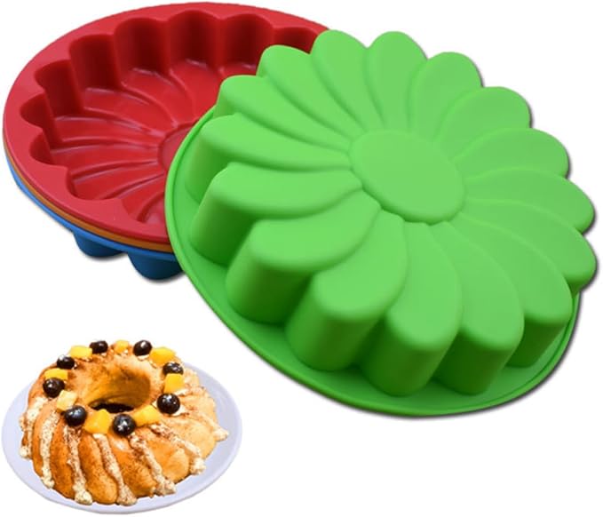Silicone Cake Pan Large Baking Easy Release and Clean for Birthday Cheesecake Random - Image 8