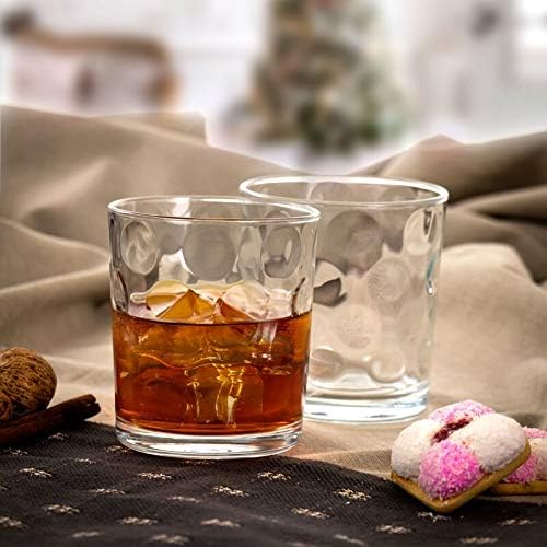 Set of 12 Elegant Everyday Stackable Drinking Glasses - Includes 4-17oz Highball Tumbler Glassware, 4-13oz DOF Rock Glasses, 4-7oz Juice Glasses for Mixed Drinks, Water, Beer, Wine. - Image 9