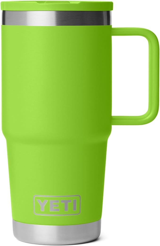 YETI Rambler 20 oz Travel Mug with Flip Straw Lid – Stainless Steel, Vacuum Insulated, Leakproof, Cup Holder Friendly, Venom by YETI