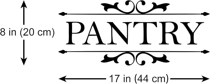 Pantry Vinyl Wall Decal Sticker Art Decal for Pantry Room Door Home Decoration - Image 5