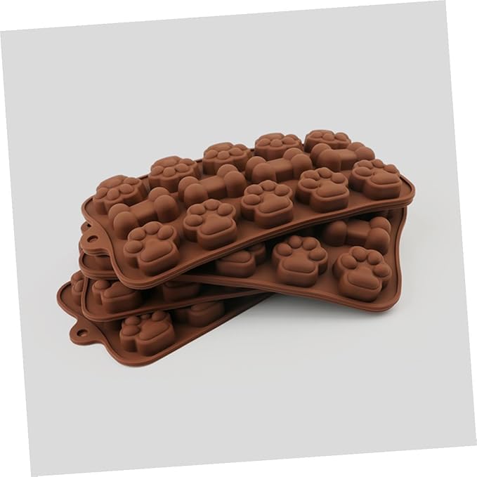 Adorable Silicone Chocolate Mold for DIY Candy Baking Tear- Candy Bar Molds with Cat Claw Bone Shapes Non-stick Silicone Kitchen Bakeware