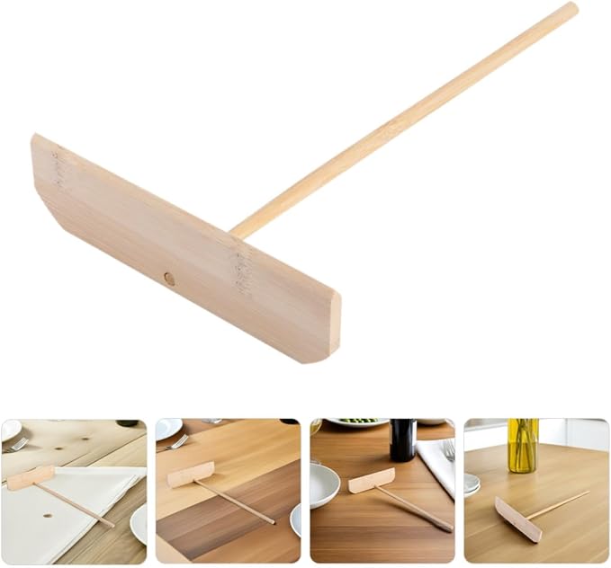 PRETYZOOM 2pcs T-shaped Pancake Batter Spreader and Crepe Spatula Lightweight Cooking Tool for Daily Family Breakfast Preparation Easy to Clean Beige Baking Utensil - Image 7