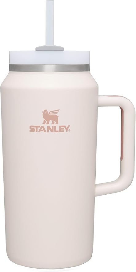 STANLEY Quencher H2.0 Flow State Tumbler, 64 oz, Rose Quartz | Handle and Straw | 3-Position Lid | Large Capacity for Travel & Sports| Insulated Stainless Steel Cup | BPA-Free by Unknown