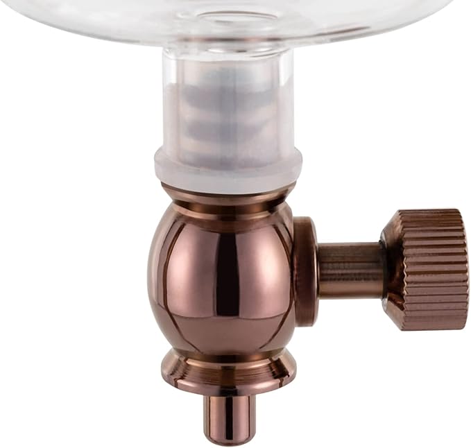 Metal Cold Brew Drip Tower, Ice Cold Drip Tower 6-8 Cups 600ml -20-150°C Temperature Range With Slow Drip TechnologyIBamboo Straight Frame for Home Office Drip Coffee Maker