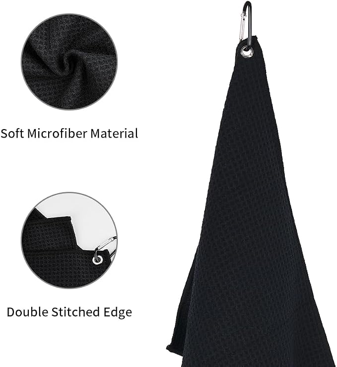 watchget Barista Towel 4 Pack (12"x20"), Black - Image 3
