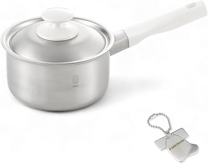 J-kitchens Dining Products Single Handle Pot, 2-Layer Steel, 6.3 inches (16 cm), Rust Resistant, Non-Stick Gas, Induction Compatible, Made in Japan, With Original Tag by Unknown