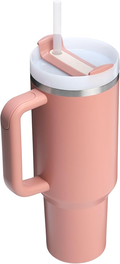 STANLEY Quencher H2.0 Flow State Tumbler, 40 oz, Sienna | Handle and Straw | 3-Position Lid | Cup Holder Compatible for Travel | Insulated Stainless Steel Cup | BPA-Free - Image 3