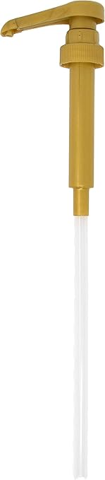 By The Cup Gold Coffee Syrup Pump for 750 ml Bottles (Pack of 2) Fits Upouria, Torani, DaVinci, and Monin (1L Plastic Only)