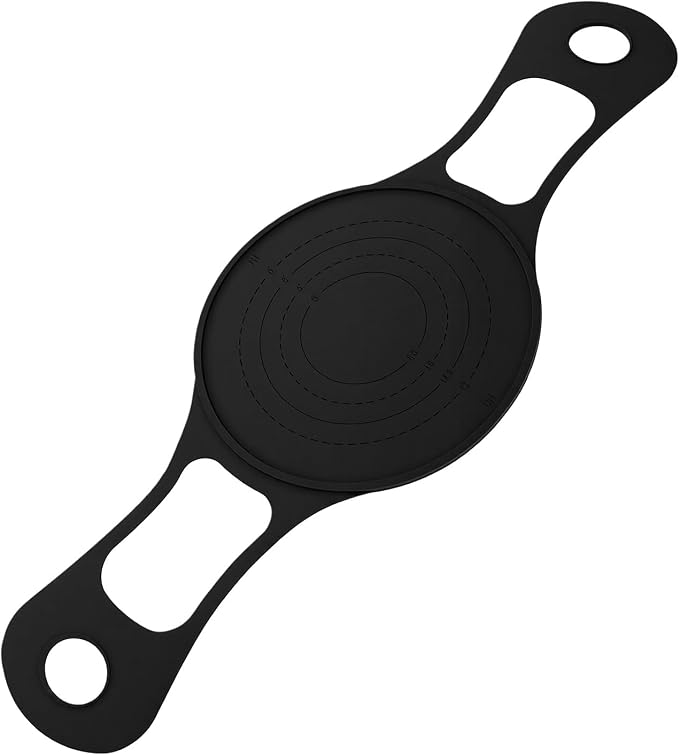 Silicone Bread Sling Non Stick Sourdough Bread Baking Mat Dutch Oven Accessory for Baking Long Handle Lifter (Black) by Yoidesu